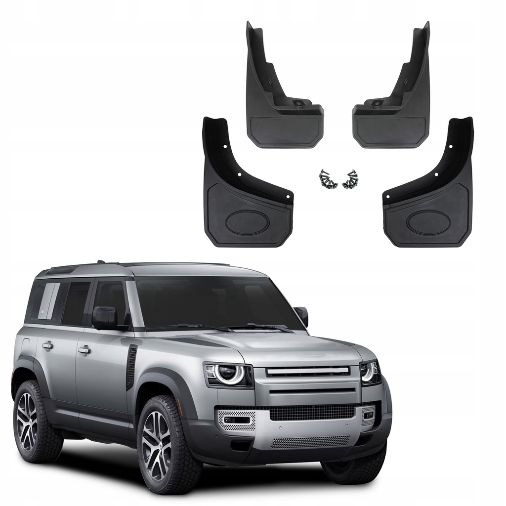 фото №1, J&j automotive | брызговики крылья do land rover defender 2020- 4 штуки