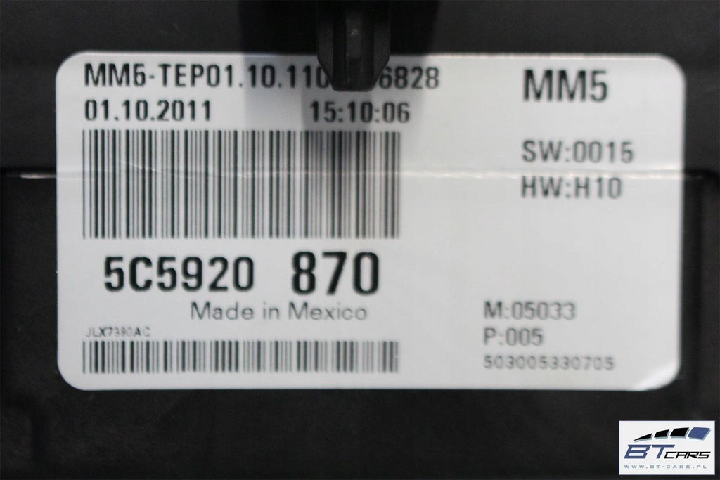 фото №8, Vw the beetle набір стартовий запуск автомобіля автомобіля 5c5920870 06j906027a