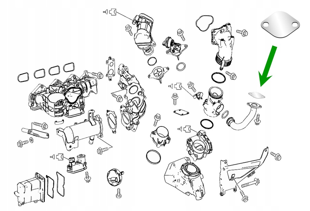 фото №3, Заглушка клапана egr mercedes om646