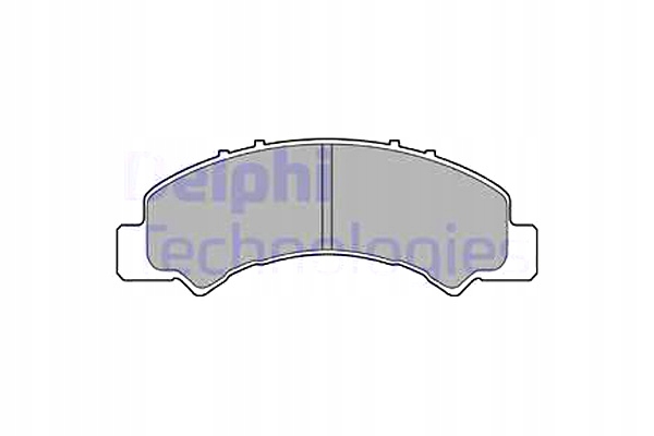 фото №1, Delphi lp2770 набір гальмівних колодок гальмівних, гальма дискові