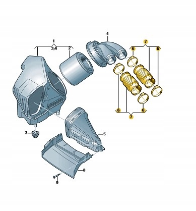 фото №3, Nowa оригинальная труба всасывающая 4.0 tfsi 4h079129740d
