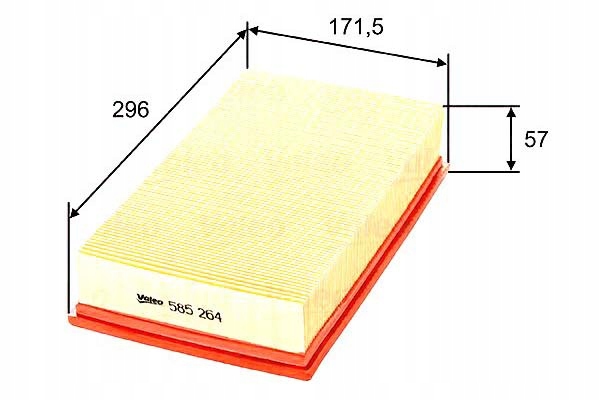 фото №2, Valeo 585264 фільтр повітря