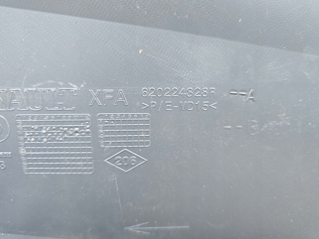 фото №6, Renault grand scenic iv 4 бампер перед передний 620224328r
