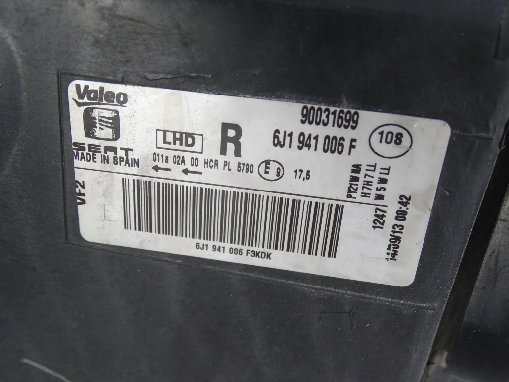 фото №9, Лампа перед передняя правая seat ibiza iv 6j lift 12-17