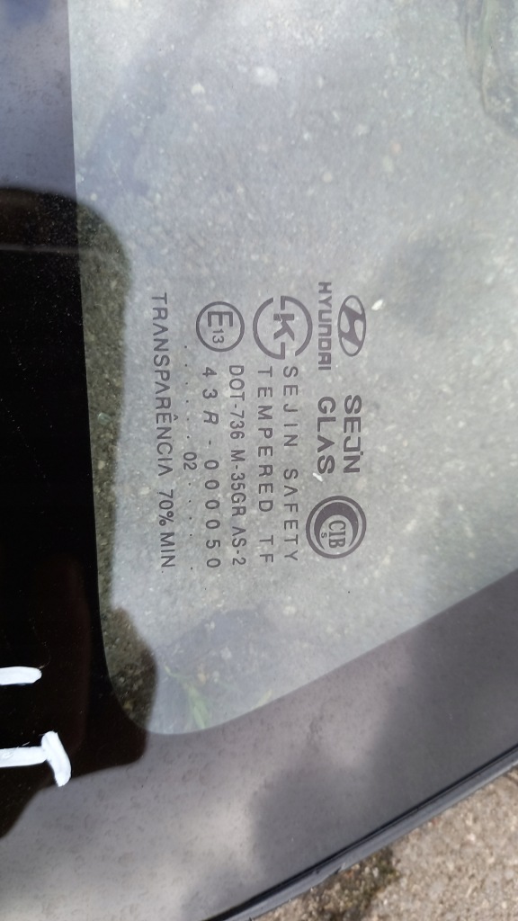 фото №3, Скло кузовна ліва задня hyundai matrix 03r