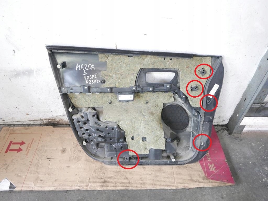 фото №6, Обшивка оббивка права перед mazda 5 i cr 05-07