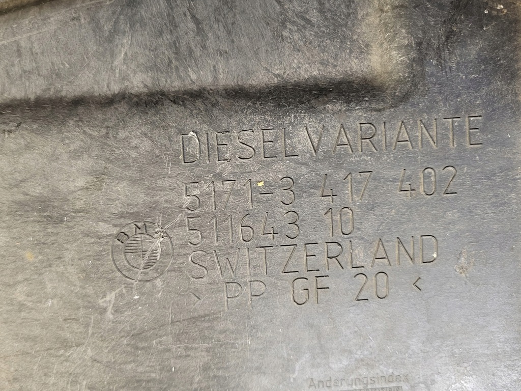 фото №9, Защита подвеска корпус нижняя плита левый задняя bmw x3 e83 оригинальный номер