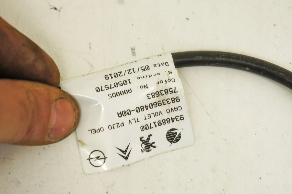 фото №5, Qy264 opel corsa f джгут кришки багажника 9833960480