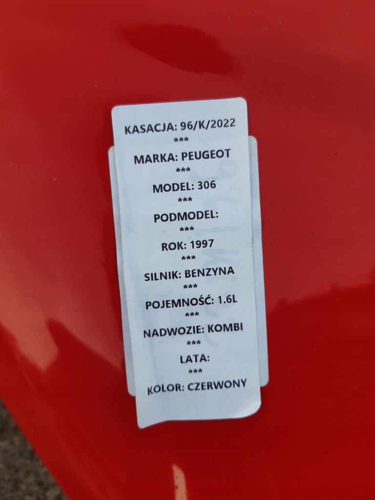 фото №5, Капот peugeot 306 lift