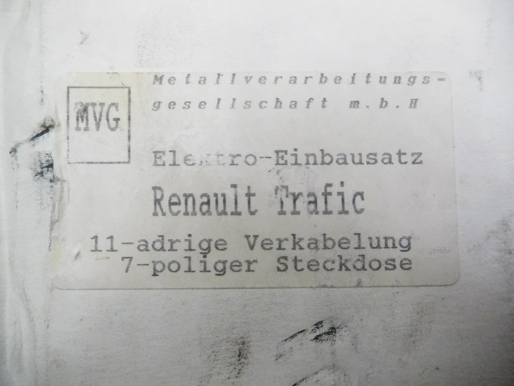 фото №8, Жгут разъём фаркоп renault trafic i 7701378806