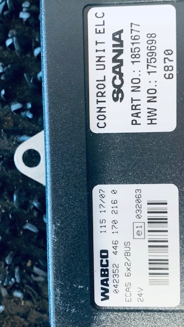 фото №3, Блок управления подушек ecas scania r 6x4