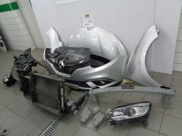 фото №2, Капот бампер крила лампа renault scenic 4 iv 2017 rok колір ted69 dci