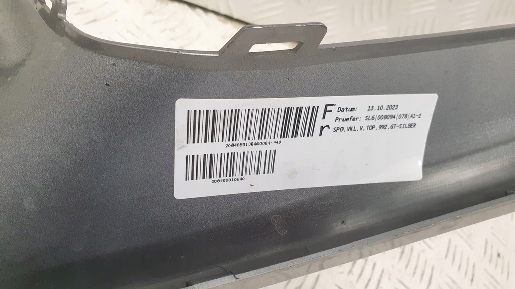 фото №8, Porsche 911 992 спойлер накладка бампера