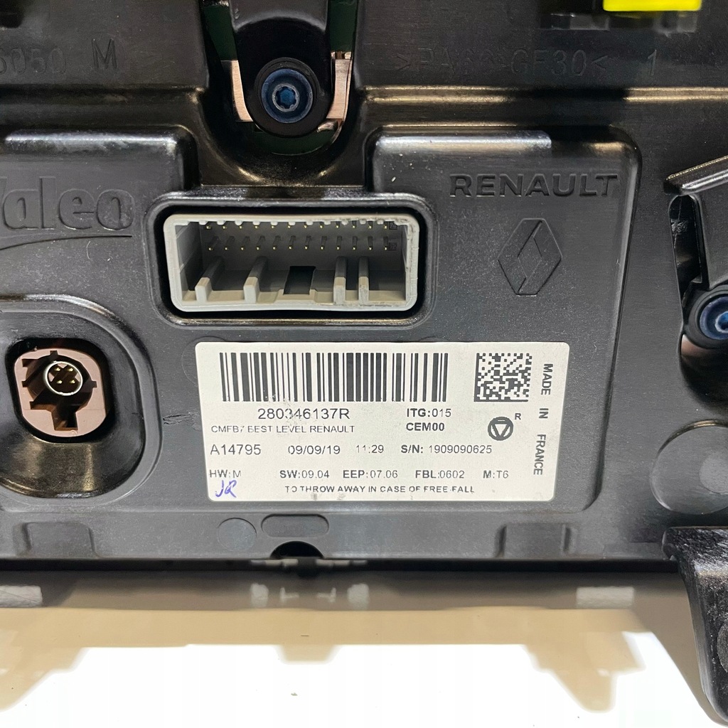 фото №3, Renault clio v экран радио навигация 280346137r