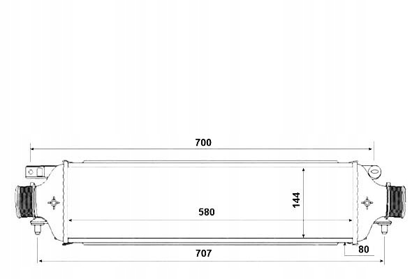 фото №9, Интеркулер alfa romeo mito 08- 30788 nrf