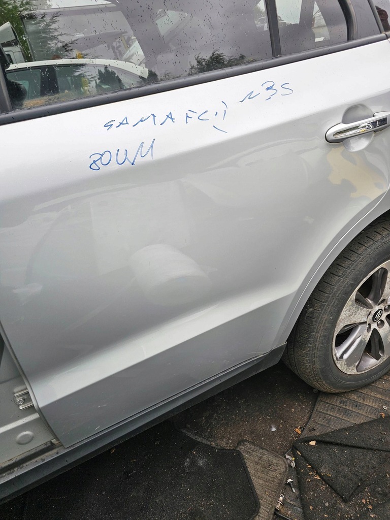 фото №1, Дверь задняя левая hyundai santa fe ii lift 2008/2012 rok код лакокрасочного покрытия: n3s