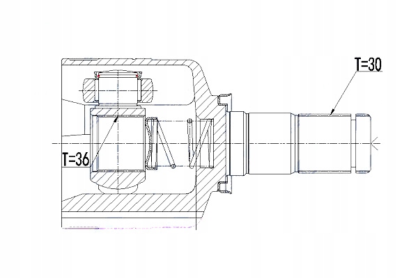 фото №3, Nty шарнир внутренний renault megane iii 2.0dci 09- scenic grand