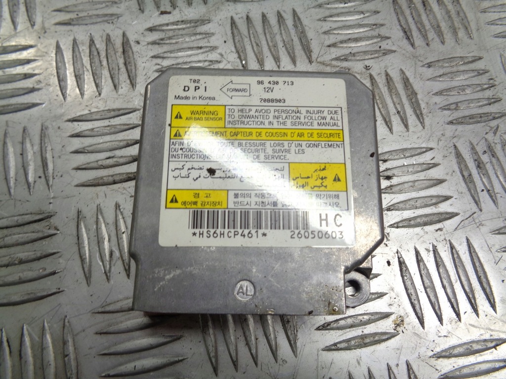 фото №1, Модуль подушка безпеки chevrolet aveo t200 96430713