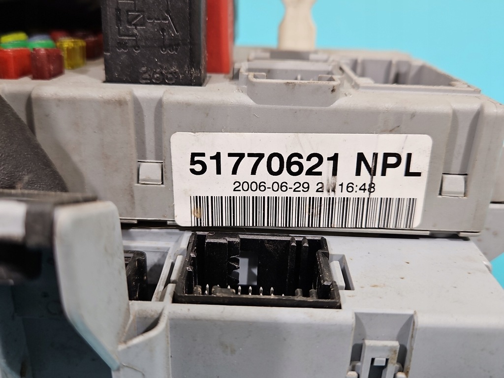 фото №7, Бортовой компьютер блок управления двигателя 51784560 fiat doblo i 1.3 jtd