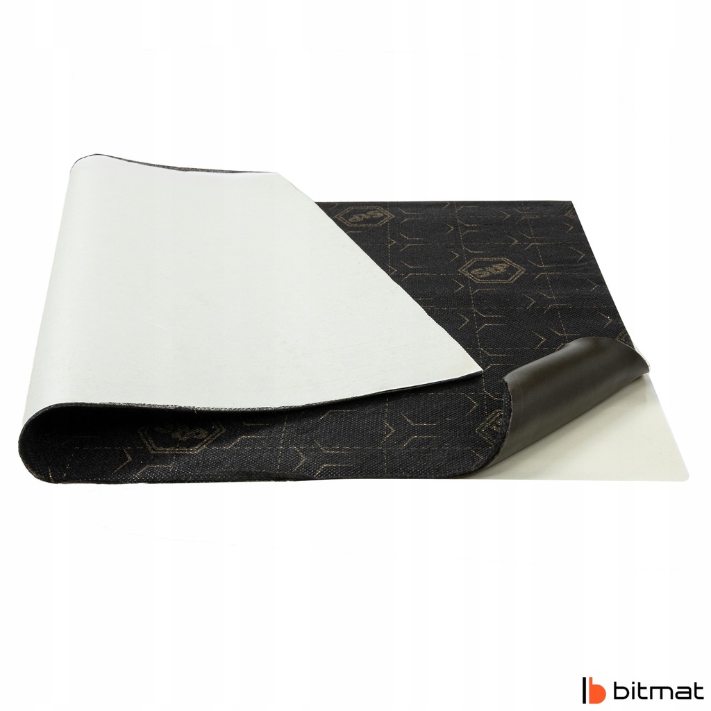 фото №8, Мат шумоизоляционная бутиловая bez алюминий 3 mm 57 x 35 cm na пол w aucie