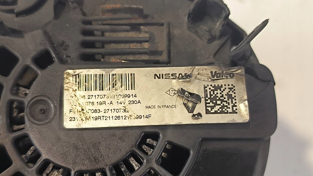 фото №2, Генератор 231007619r 2.3 dci renault master iii lift