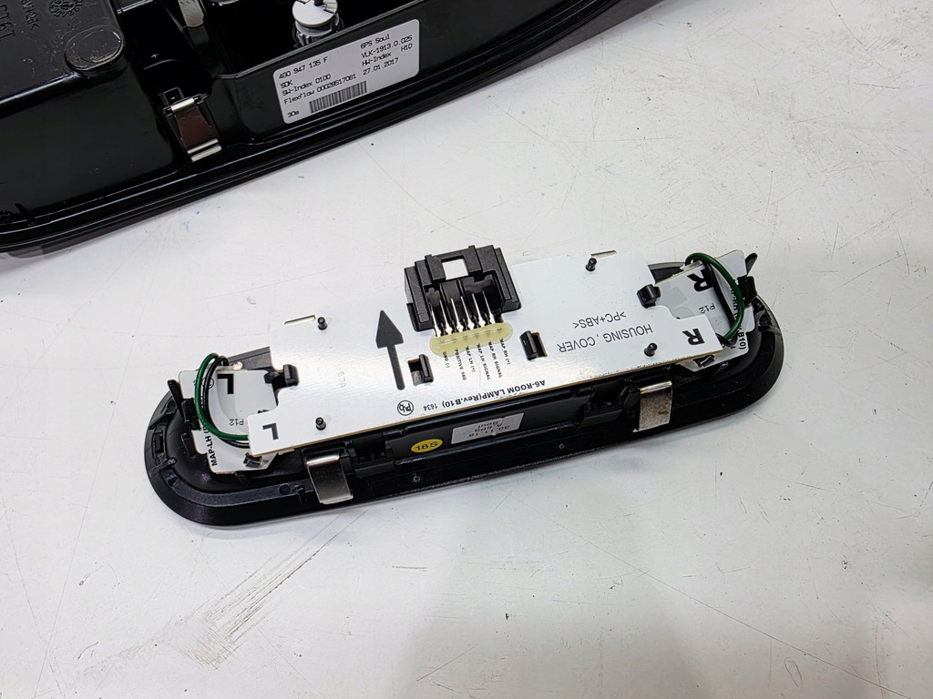 фото №11, Лампа освітлення кабіни led ambiente audi a6 c7 4g0947111a 4g0947135f 6ps