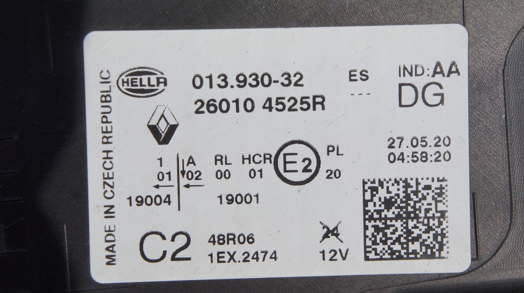 фото №10, Передняя правая лампа renault captur ii full led