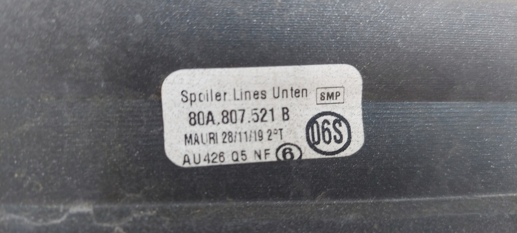 фото №9, Audi q5 s-line fy 80a 2017- спойлер бампера задняя 80a807434b