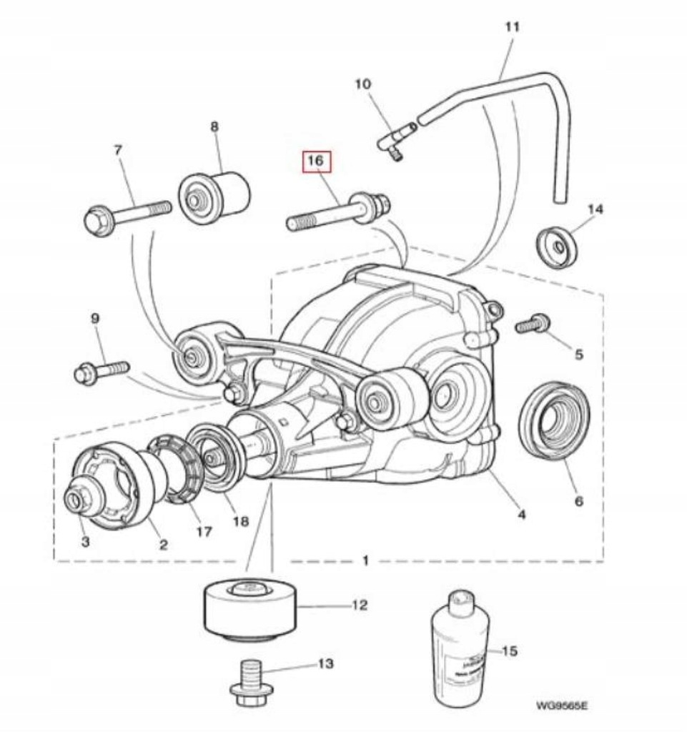 фото №8, Jaguar оригинальный номер c2s18302 болт механизма дифференциала