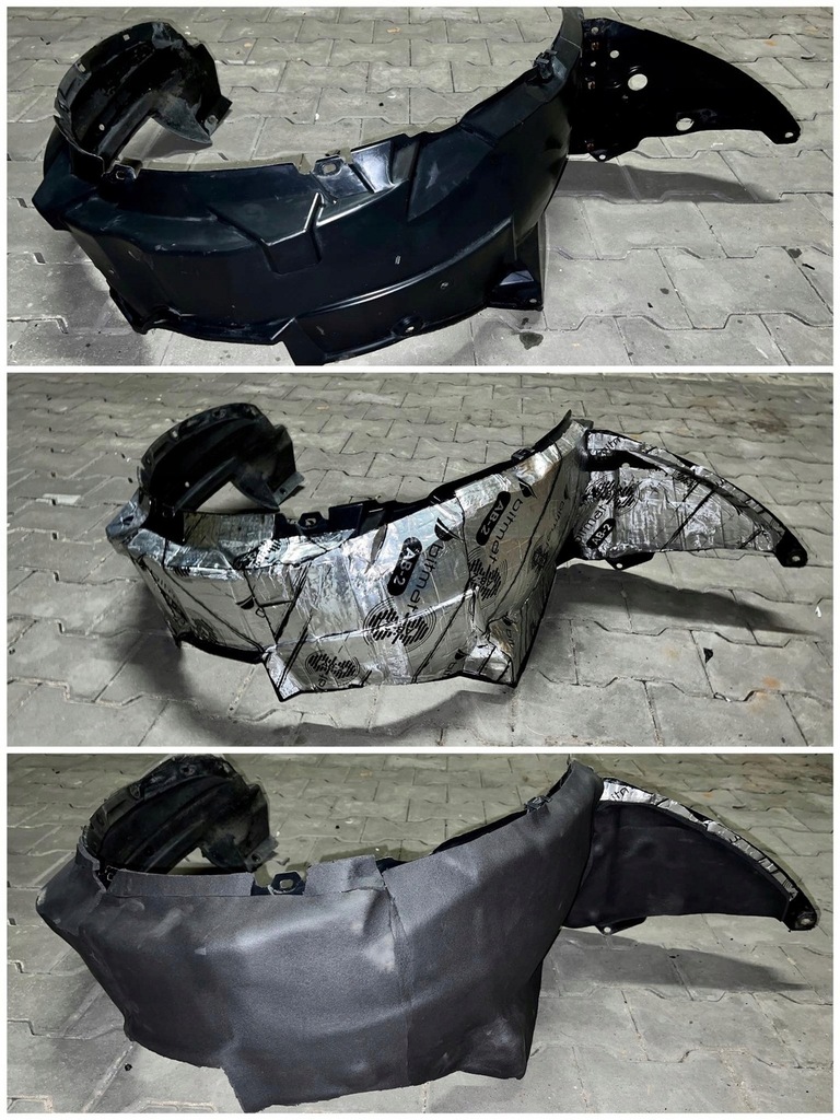 фото №16, Килимки butylowe wygłuszające bitumiczne алюбутил 2mm шумоізоляція двері капот