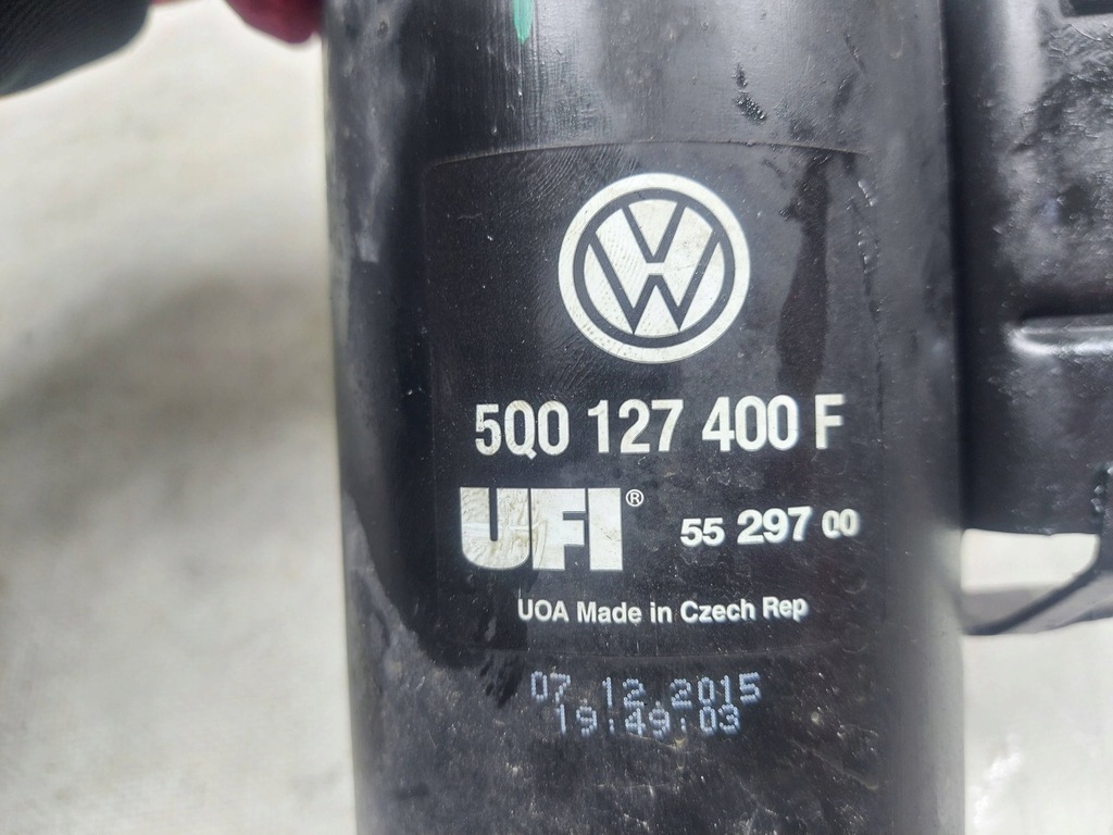 фото №7, Корпус фильтра топлива 2.0 audi a3 s3 8v 5q0127399cc