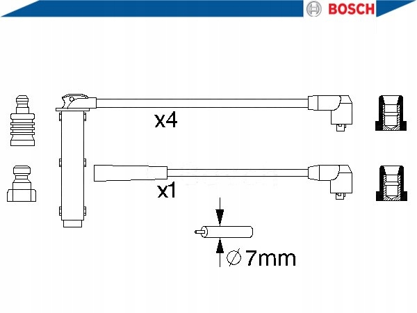 фото №2, Дроти запалювання [bosch]