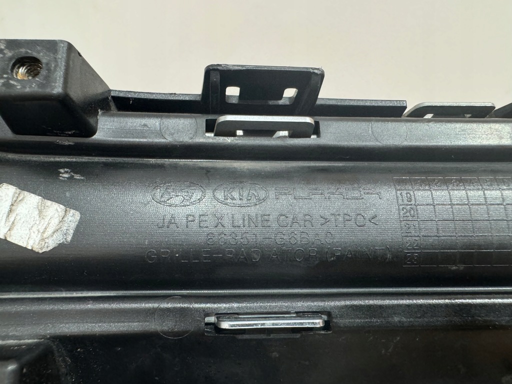 фото №8, Kia picanto iii 3 x line lift 21- решётка радиатора решётка радиатора 86351-g6bao оригинал!