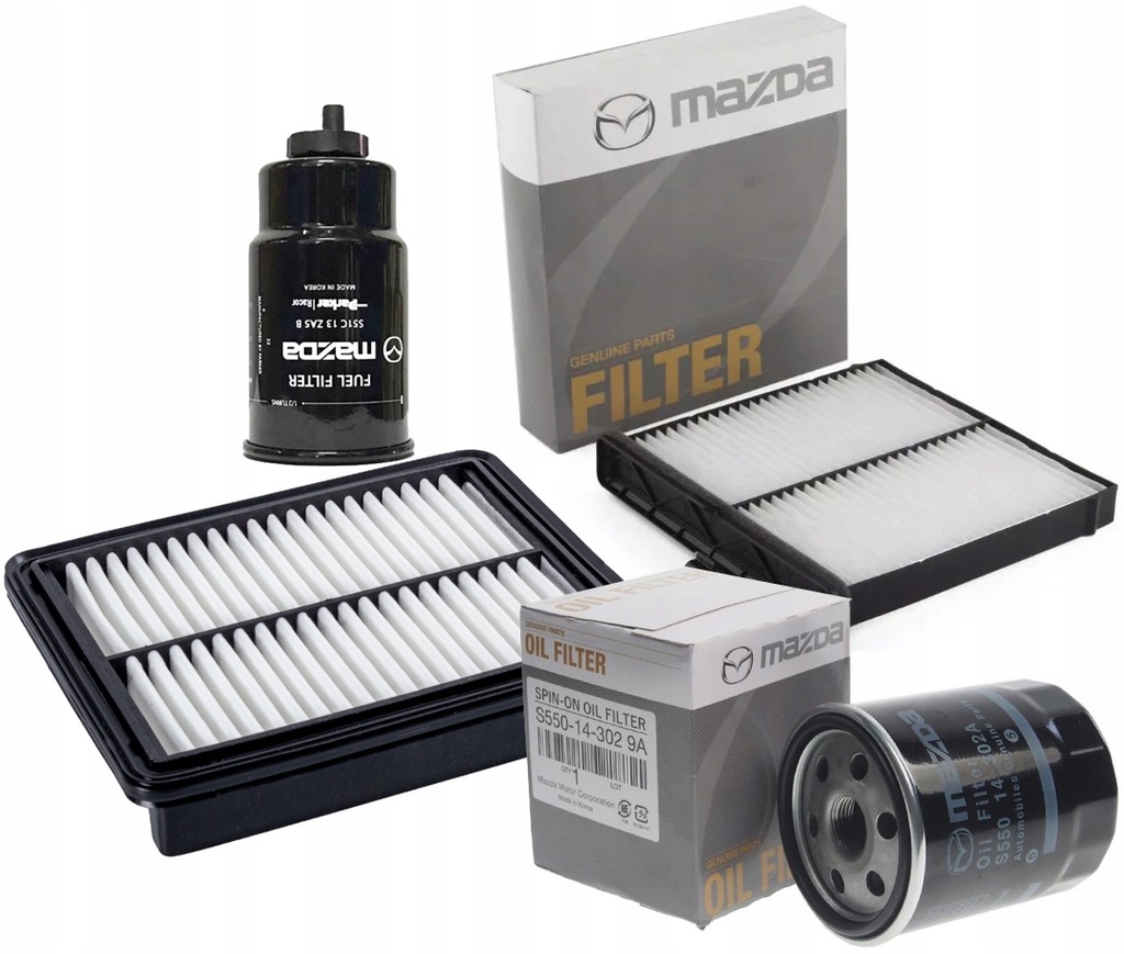 фото №1, Набор фильтров mazda 2 dj 1.5d оригинал