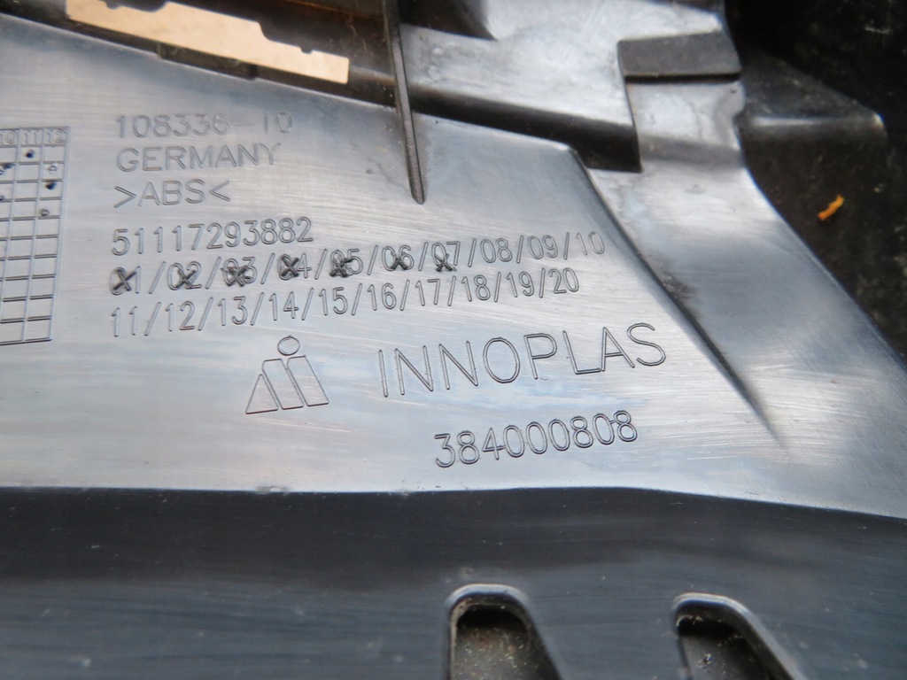 фото №13, Bmw 2 f22 f23 2013- напрямна кронштейн протитуманної фари правий перед 51117293882