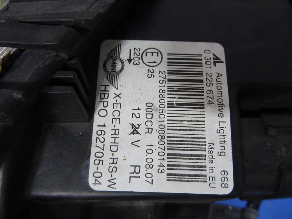 фото №9, Лампа правая перед mini r56 ксенон