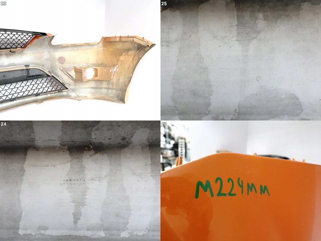 Ford focus 2 mk2 st 2.5 04-08 бампер решітка радіатора решітка решітка  перед Зі Шроту