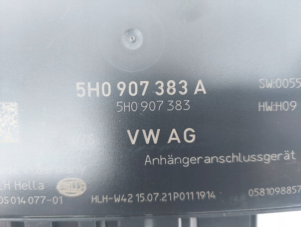 фото №5, Vw golf viii 8 id3 блок управления модуль фаркоп новый оригинальный номер