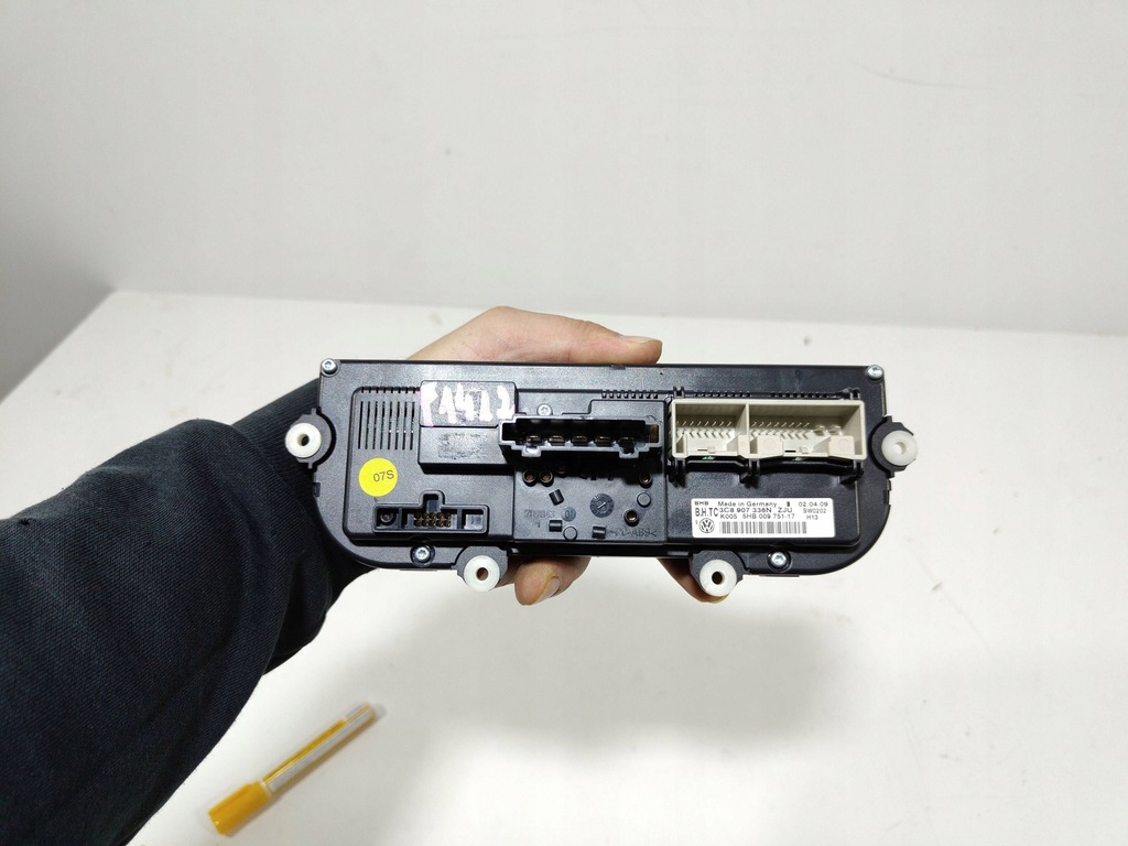 фото №7, Volkswagen golf vi панель кондиционера 3c8907336n