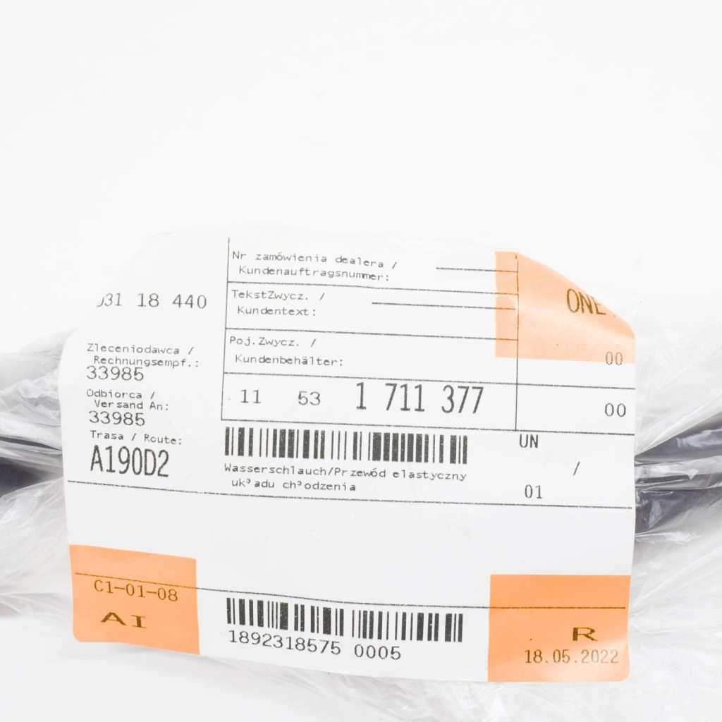 фото №9, Пабтрубок  водяной термостата двигателя bmw alpina v8 e39 e52 535i 11531711377