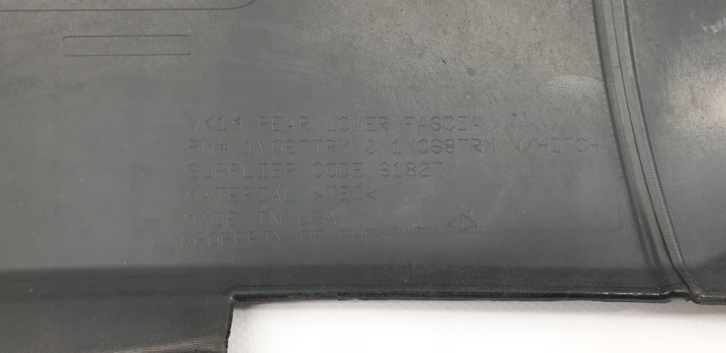 фото №10, Диффузор накладка спойлер dół бампер задняя jeep grand cherokee wk2 iv summit