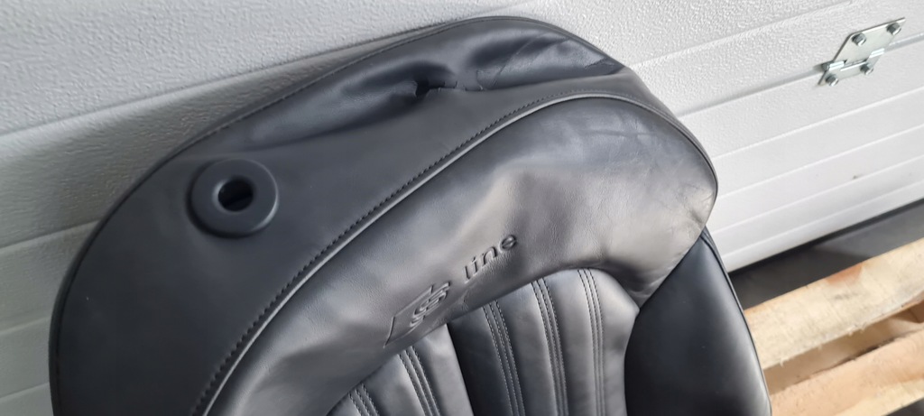 фото №7, A6 c7 4g сидіння мат сидіння права правий перед sline шкіра czarna a7 4g