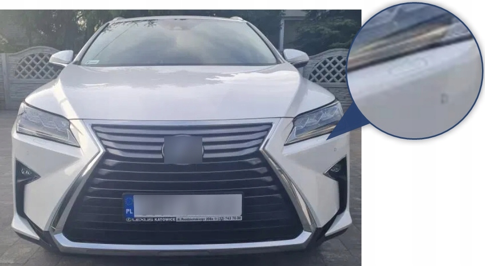 фото №2, Заглушка омивач бампер лампа lexus rx rx350 2015-2020 85353-48030 l