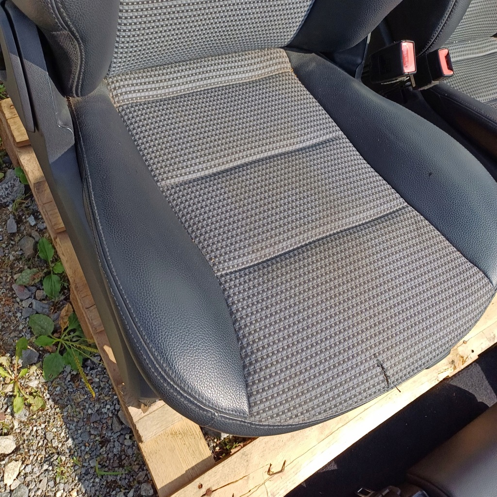 фото №11, Mercedes b klasa w245 сидіння заднє сидіння напівшкіра комплект