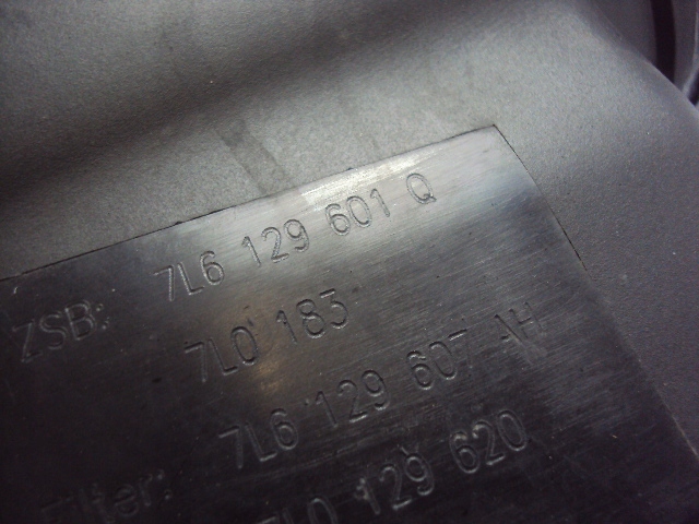 фото №4, Корпус фильтра воздуха vw touareg fl 2007 r