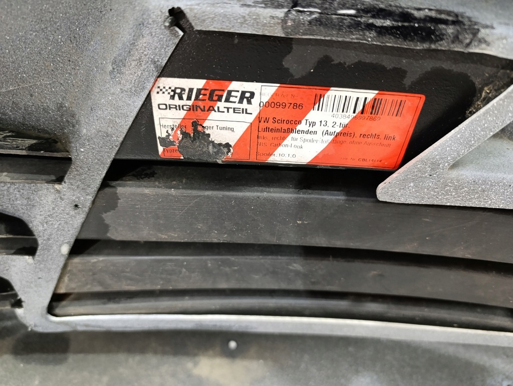 фото №12, Volkswagen vw scirocco iii 3 rieger тюнінг бампер перед передній 08-14r