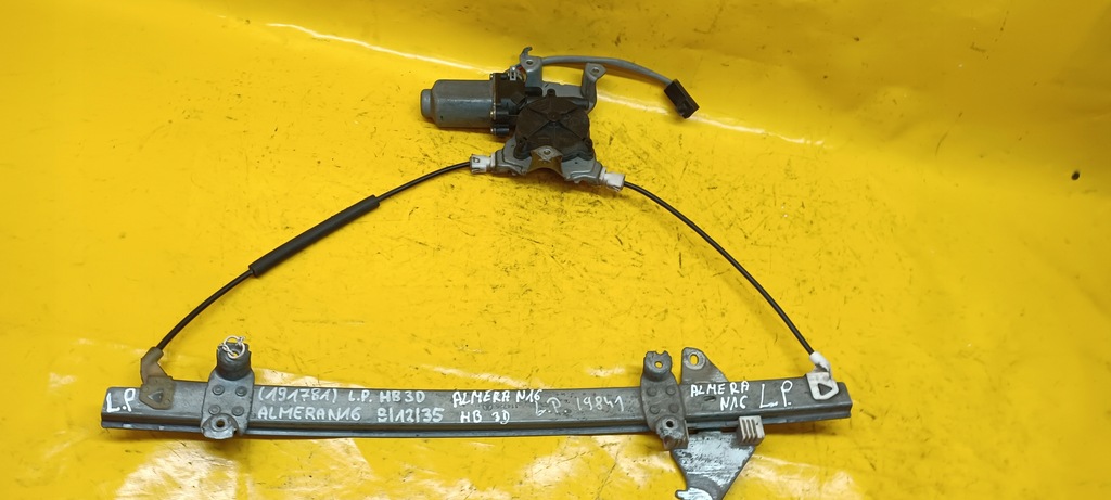 фото №9, Підйомник el.szyby лівий перед almera n16 114725 3d