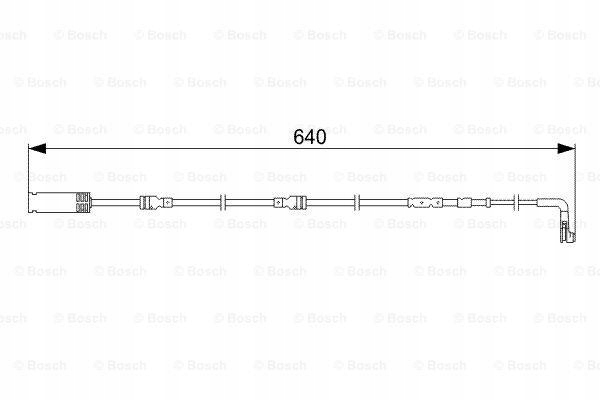фото №16, Датчик износа тормозных колодок ham. 116/118/120/130/118d/120d перед e87/e82/e88