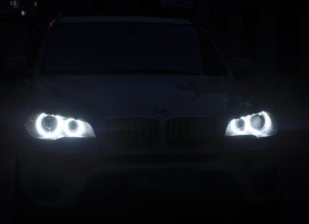 Кольца led bmw e90 e60 x5 x6 e71 e70 f01 маркерные огни h8 Киев