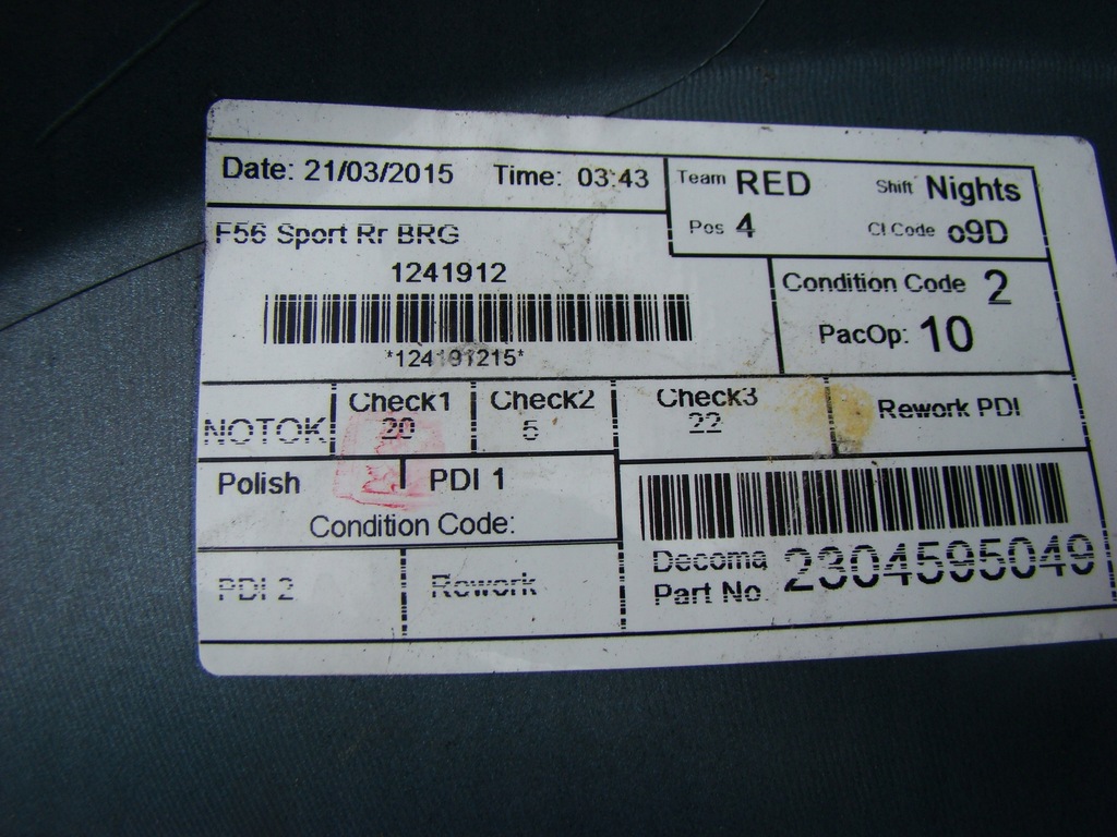 фото №12, Mini cooper f56 f-56 rr бампер задняя задний